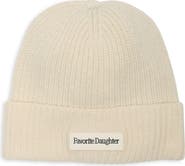 Favorite Daughter Logo Patch Beanie