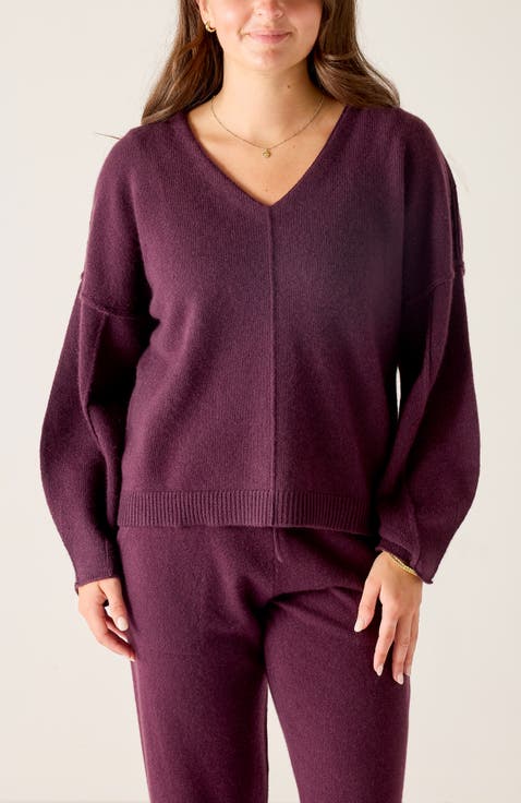 Lugano Cashmere V-Neck Sweater