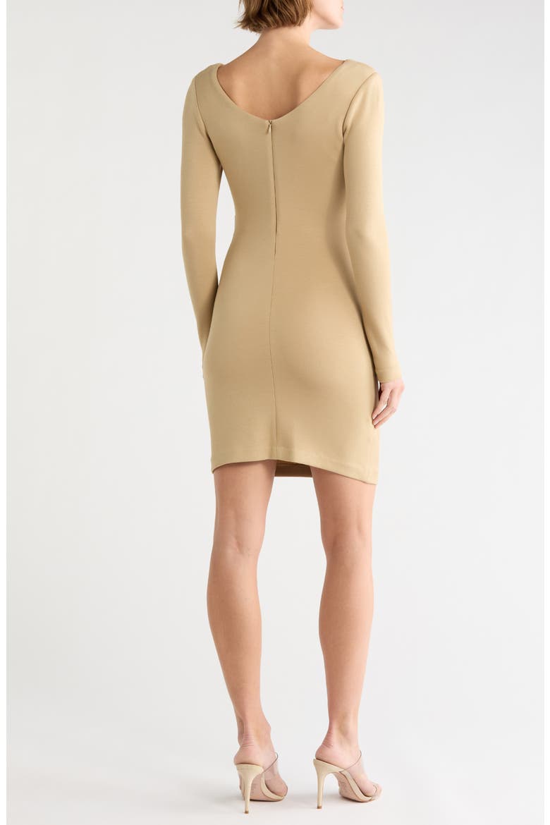 Rayn Long Sleeve Minidress, Alternate, color, FRENCH SAND