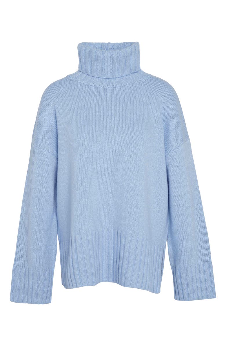 Barbour Josephine Stretch Cotton & Wool Blend Turtleneck Sweater, Alternate, color,