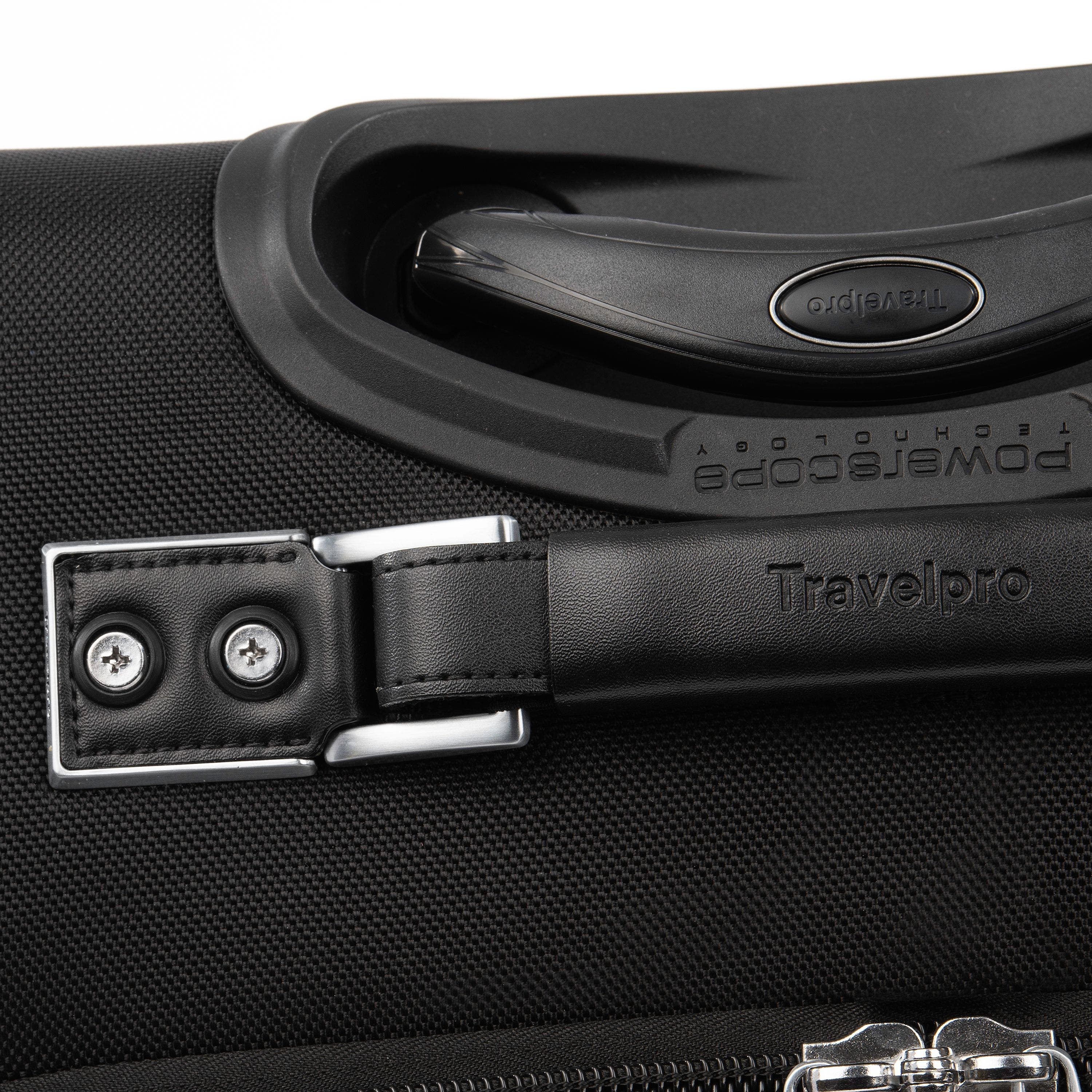TRAVELPRO Platinum Elite Softside Expandable Carry-On 16-Inch 2 Wheel Luggage, Alternate, color, Shadow Black