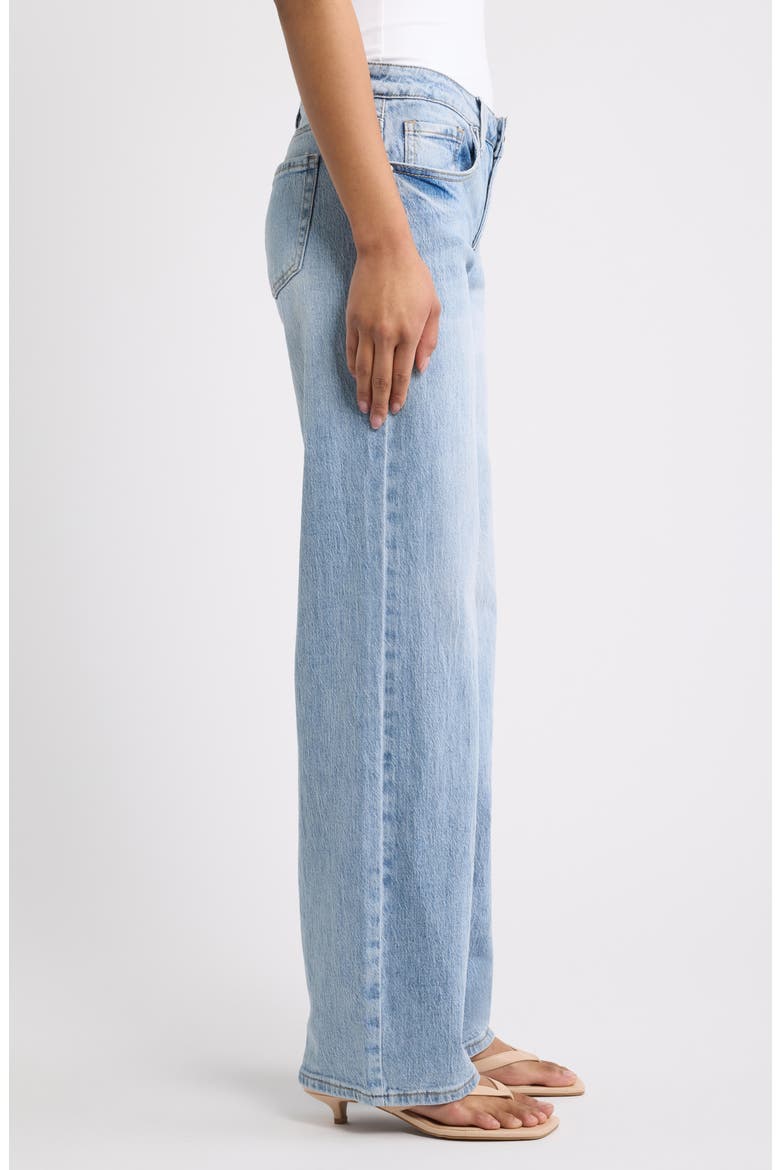 Britney Low Rise Wide Leg Jeans, Alternate, color, LT WASH 24L