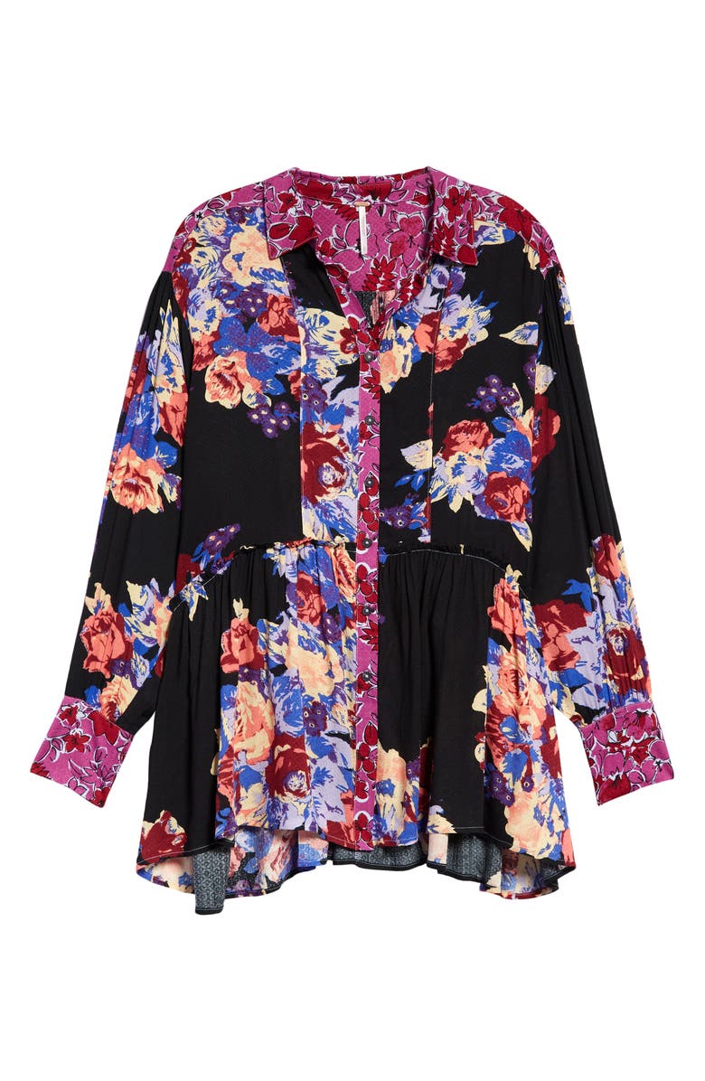 Free People Brunch A Bunch Tunic Shirt, Alternate, color, 