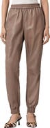 AllSaints Jen Leather Joggers