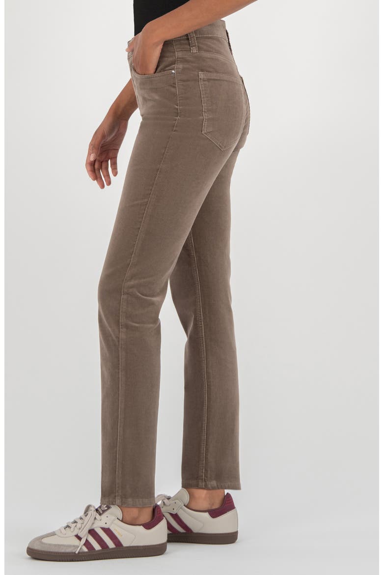 Rachael High Waist Corduroy Mom Jeans, Alternate, color, ROSEMARY