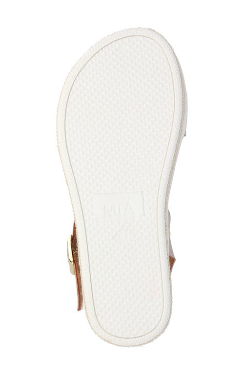 Mia Kids' Pyper Platform Sandal In Soft Gold