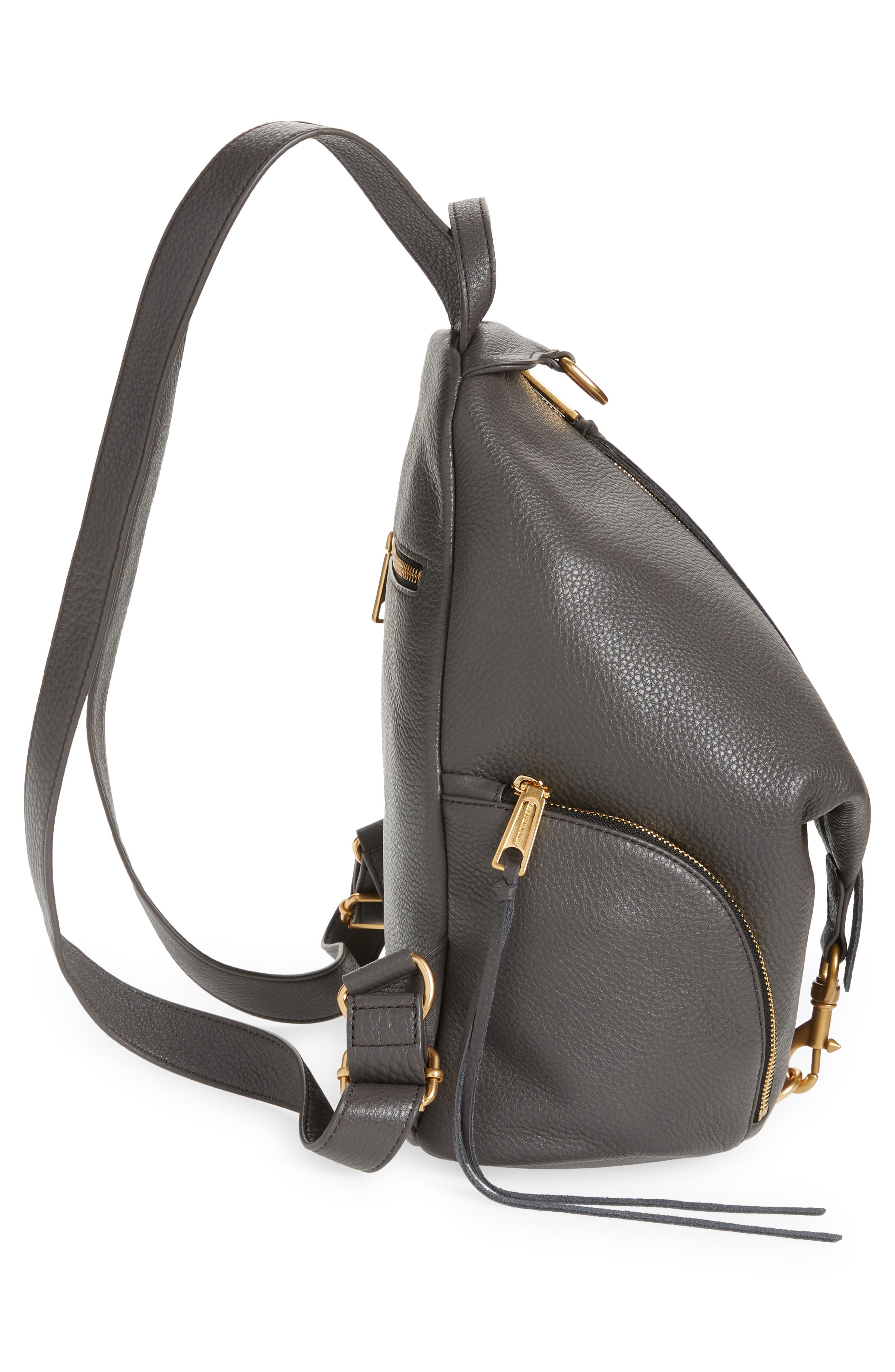 Rebecca Minkoff Julian Leather Backpack, Alternate, color, 