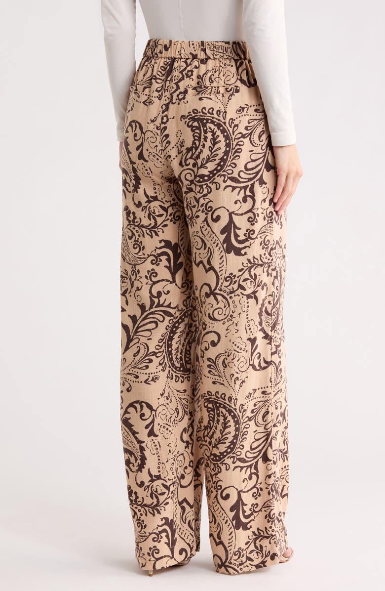 Sanctuary The Soft Print Pants, Alternate, color, Desert Bandana Beige