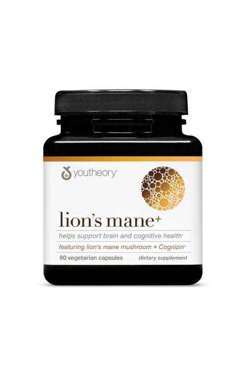 Lion's Mane+ Brain Health Support Capsules 90 vegetarian capsules