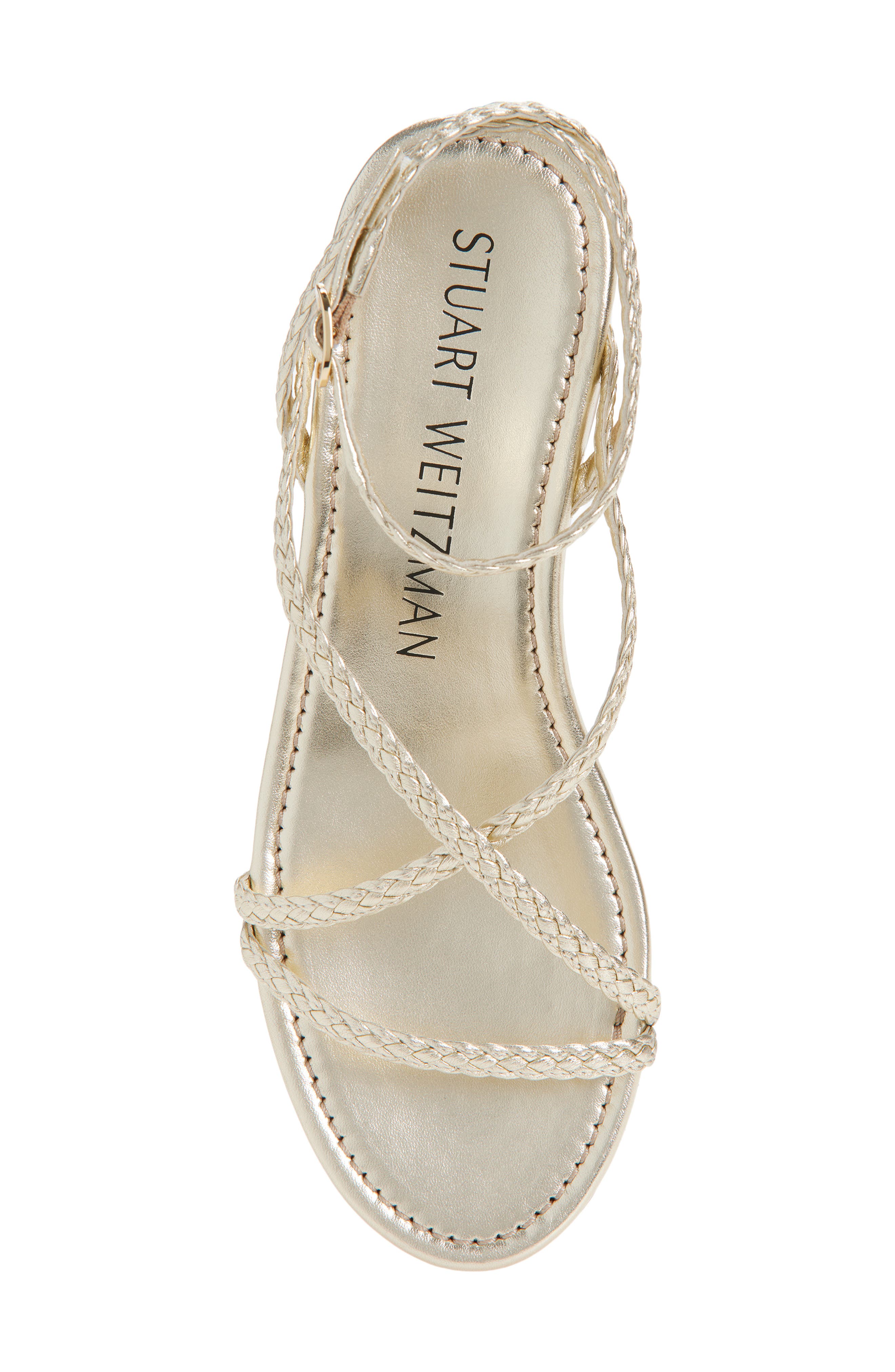 Wovette Wedge Sandal, Alternate, color, LIGHT GOLD/ SAND