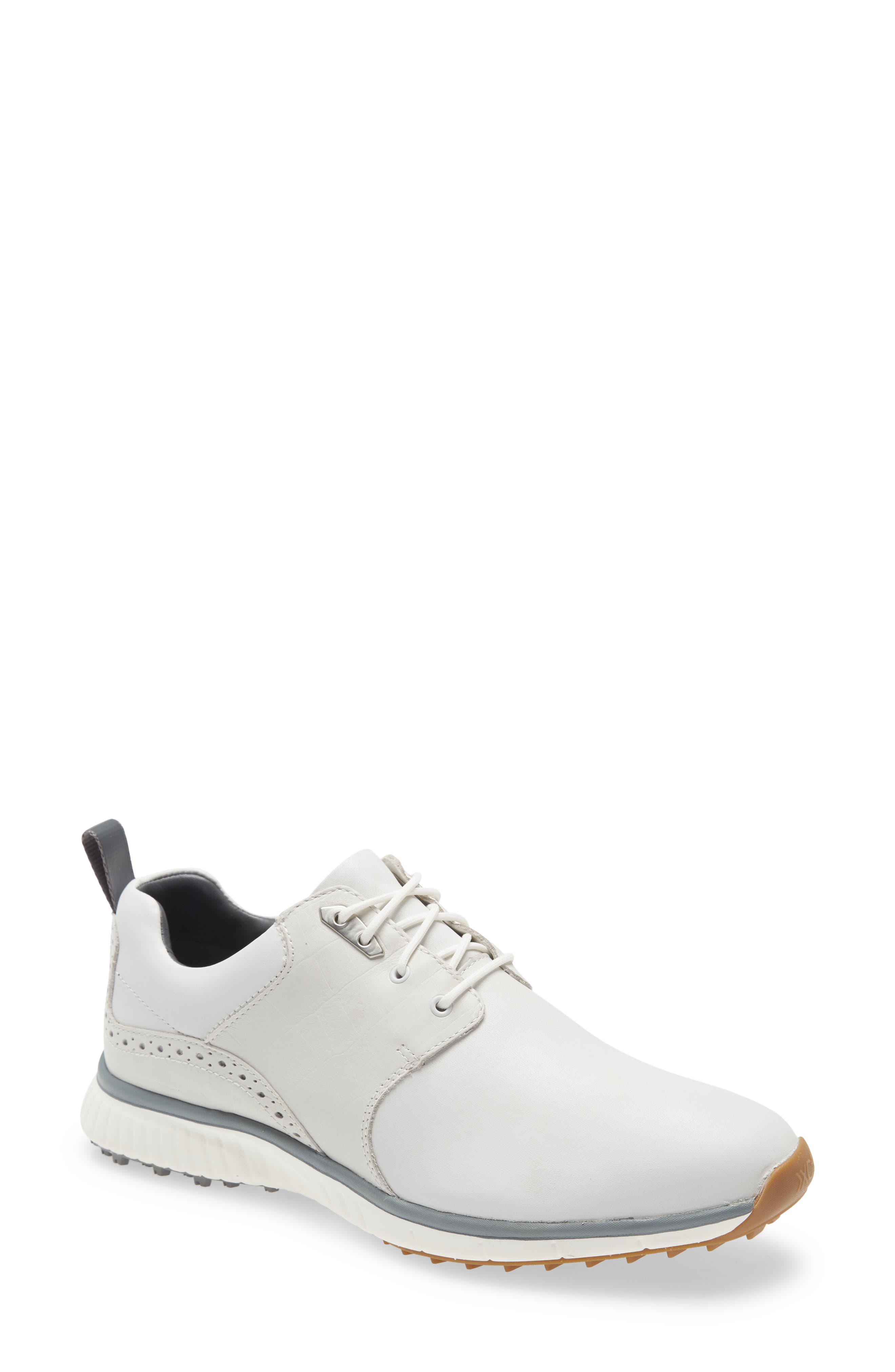 XC4® H2 Luxe Hybrid Waterproof Golf Saddle Sneaker, Main, color, WHITE CROC