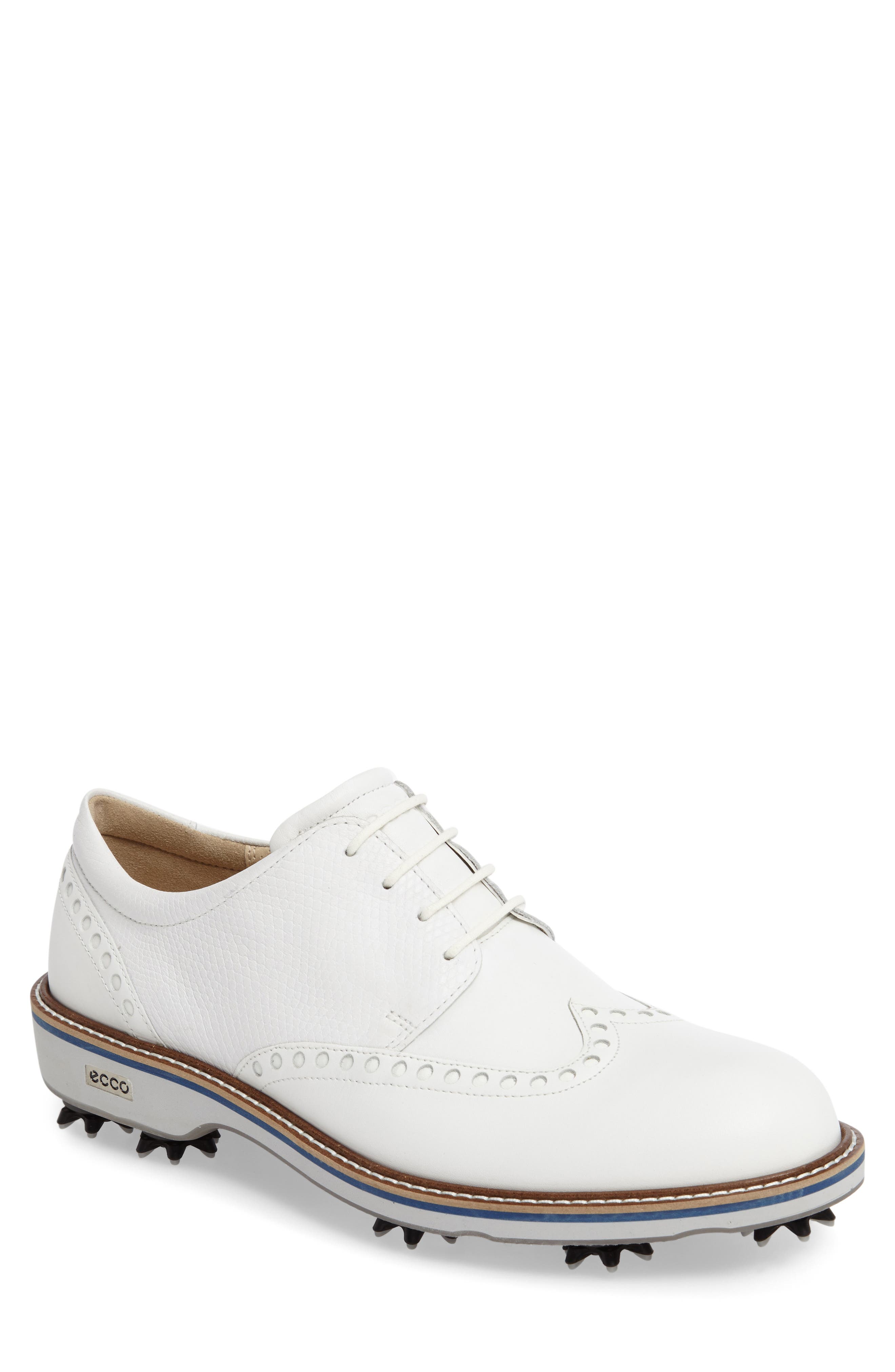 Lux Golf Shoe, Main, color, WHITE