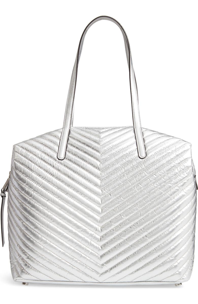 Rebecca Minkoff Quilted Nylon Tote, Main, color,