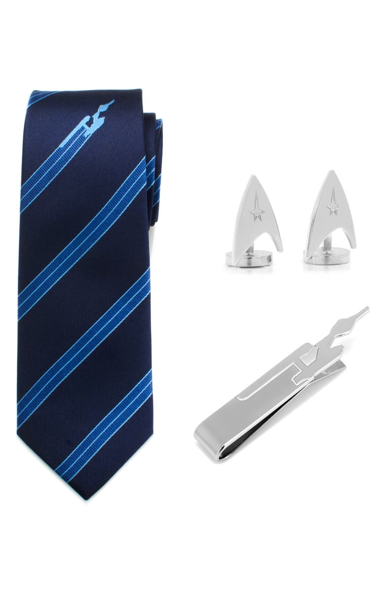 Cufflinks, Inc. Enterprise Tie Gift Set, Main, color, 