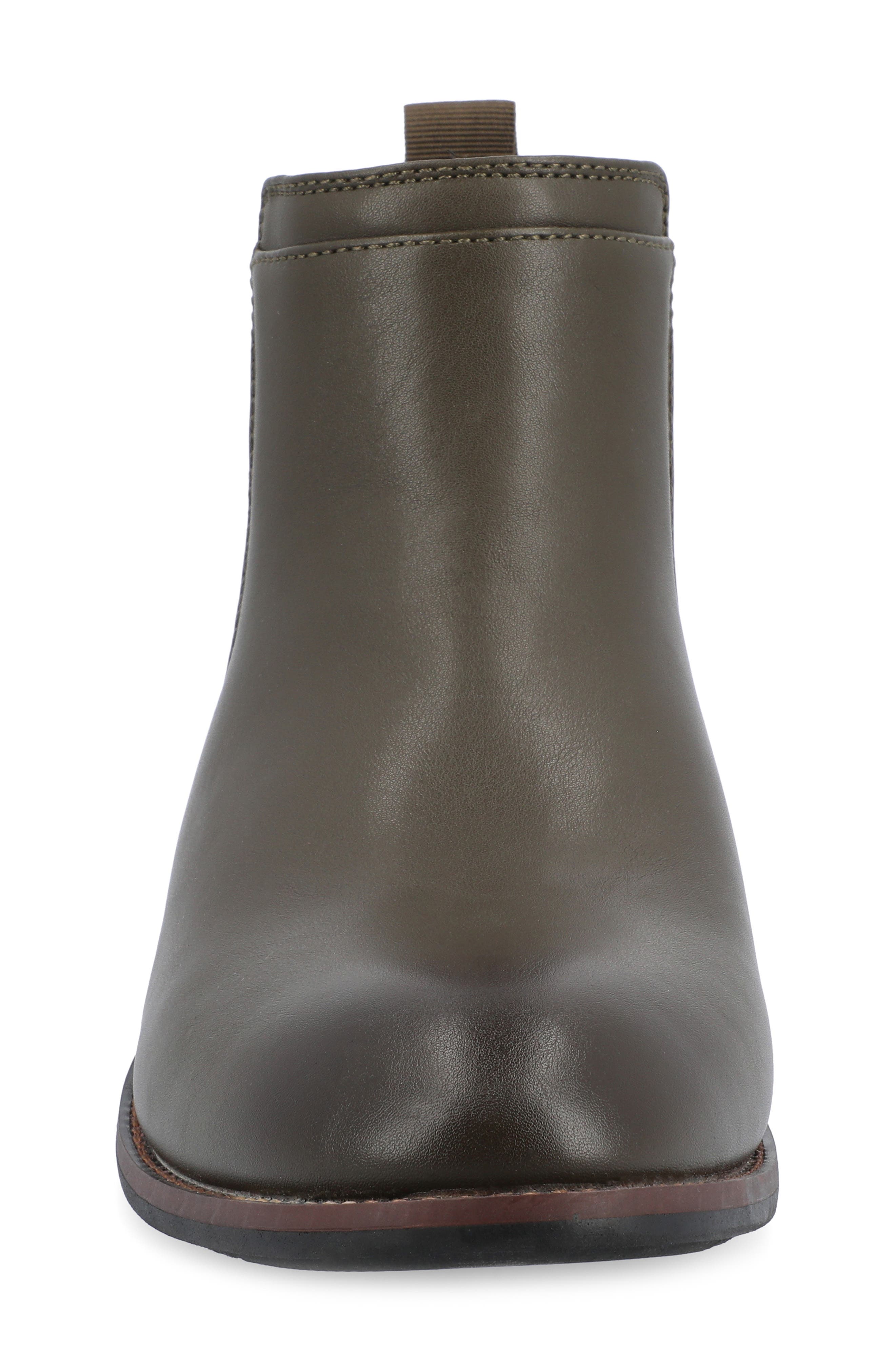 VANCE CO Landon Chelsea Boot - Wide Width, Alternate, color, Olive