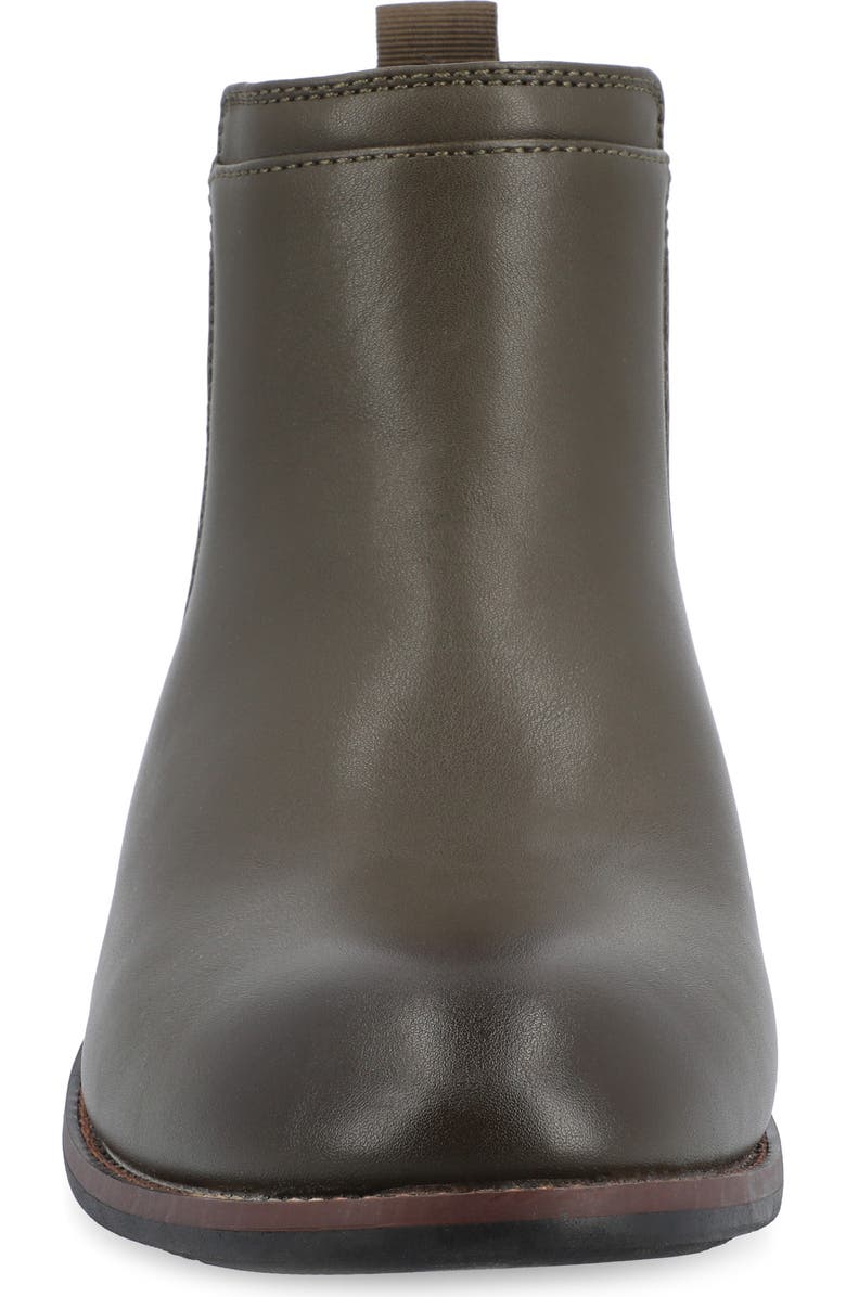 VANCE CO Landon Chelsea Boot - Wide Width, Alternate, color, Olive