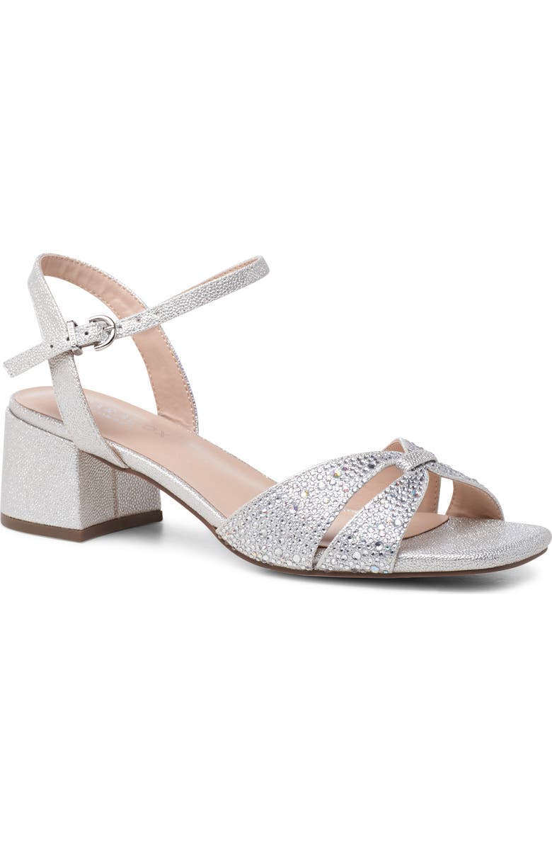 Paradox London Pink Marquise Embellished Ankle Strap Sandal, Main, color,