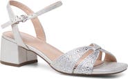 Paradox London Pink Marquise Embellished Ankle Strap Sandal