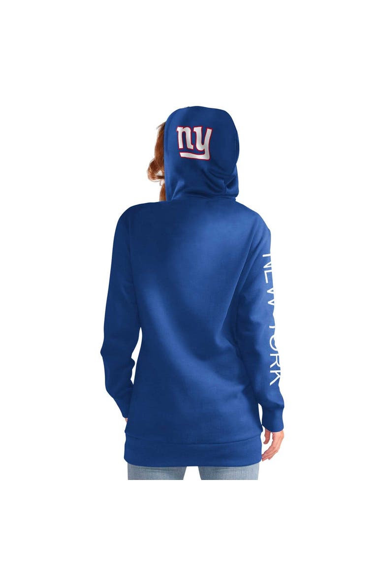 Women's G-III 4Her by Carl Banks Royal New York Giants Extra Inning Pullover Hoodie, Alternate, color, Royal