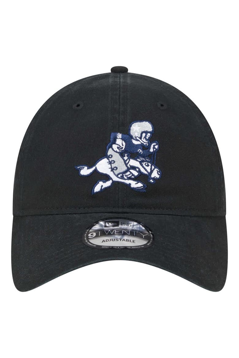 Men's New Era  Black Dallas Cowboys Main 9TWENTY Adjustable Hat, Alternate, color, Black