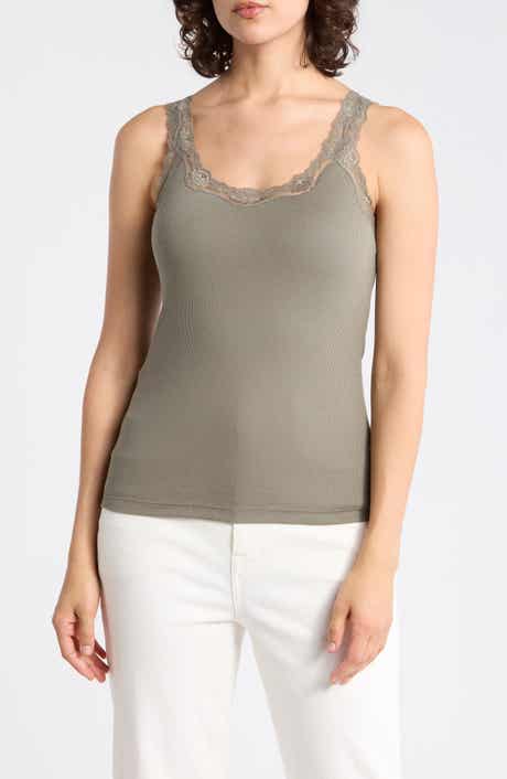 Lace Trim Tank