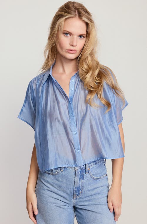 The Shirt By Rochelle Behrens The Hayden Shirt In Blue