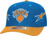 Mitchell & Ness Men's Mitchell & Ness Blue/Orange New York Knicks AS2K Stars Pro Crown Adjustable Hat