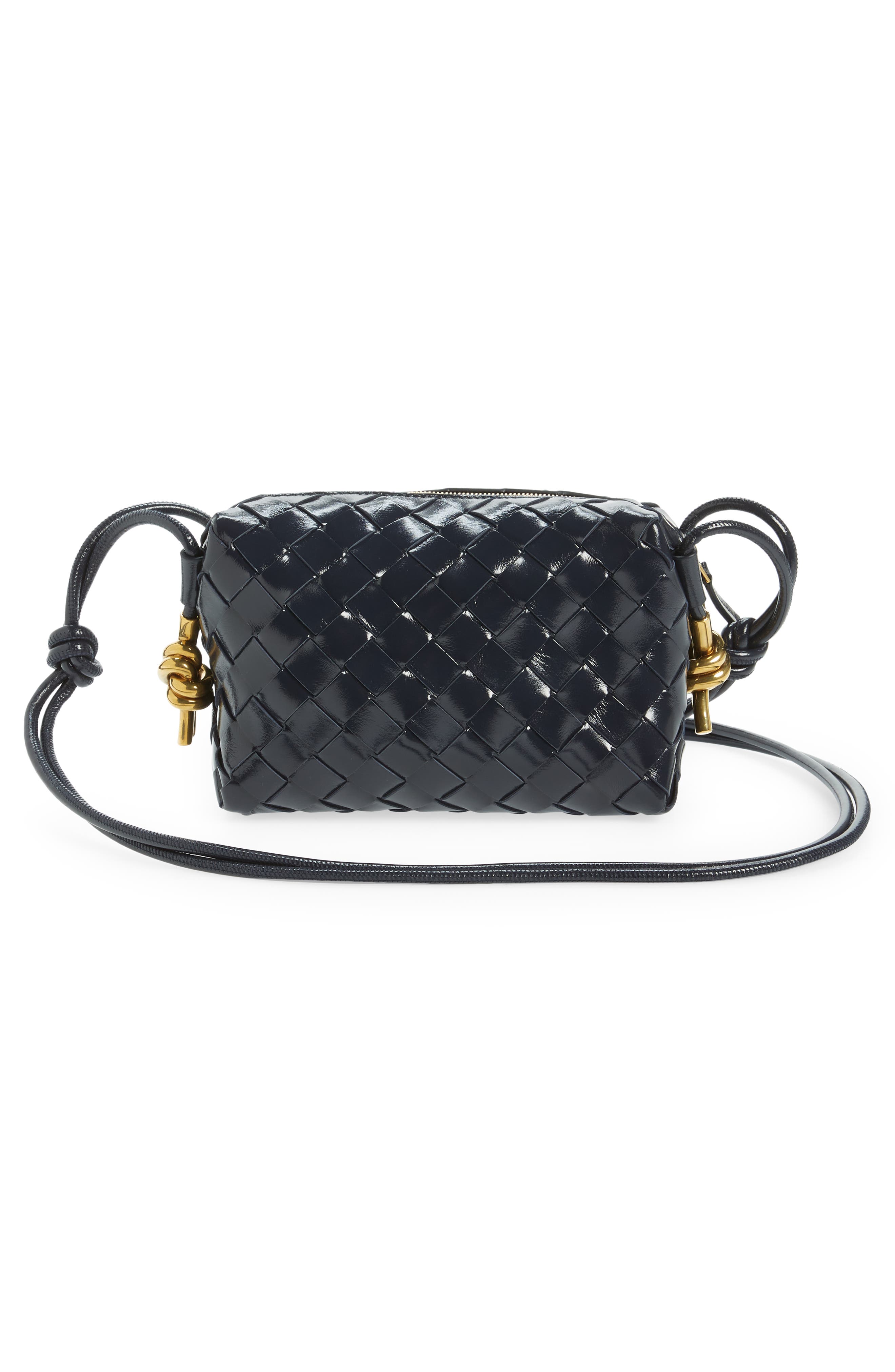 Bottega Veneta Mini Loop Intrecciato Leather Camera Bag, Alternate, color, 