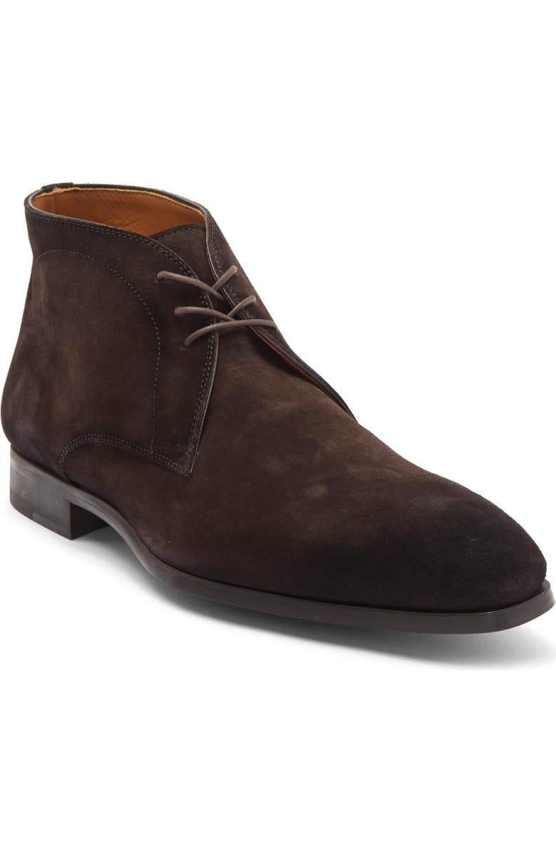 Magnanni Suede Chukka Boot, Main, color, Brown