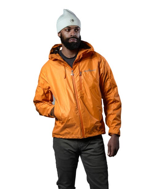 Woodpecker Wind Rain Shell Jacket In Orange