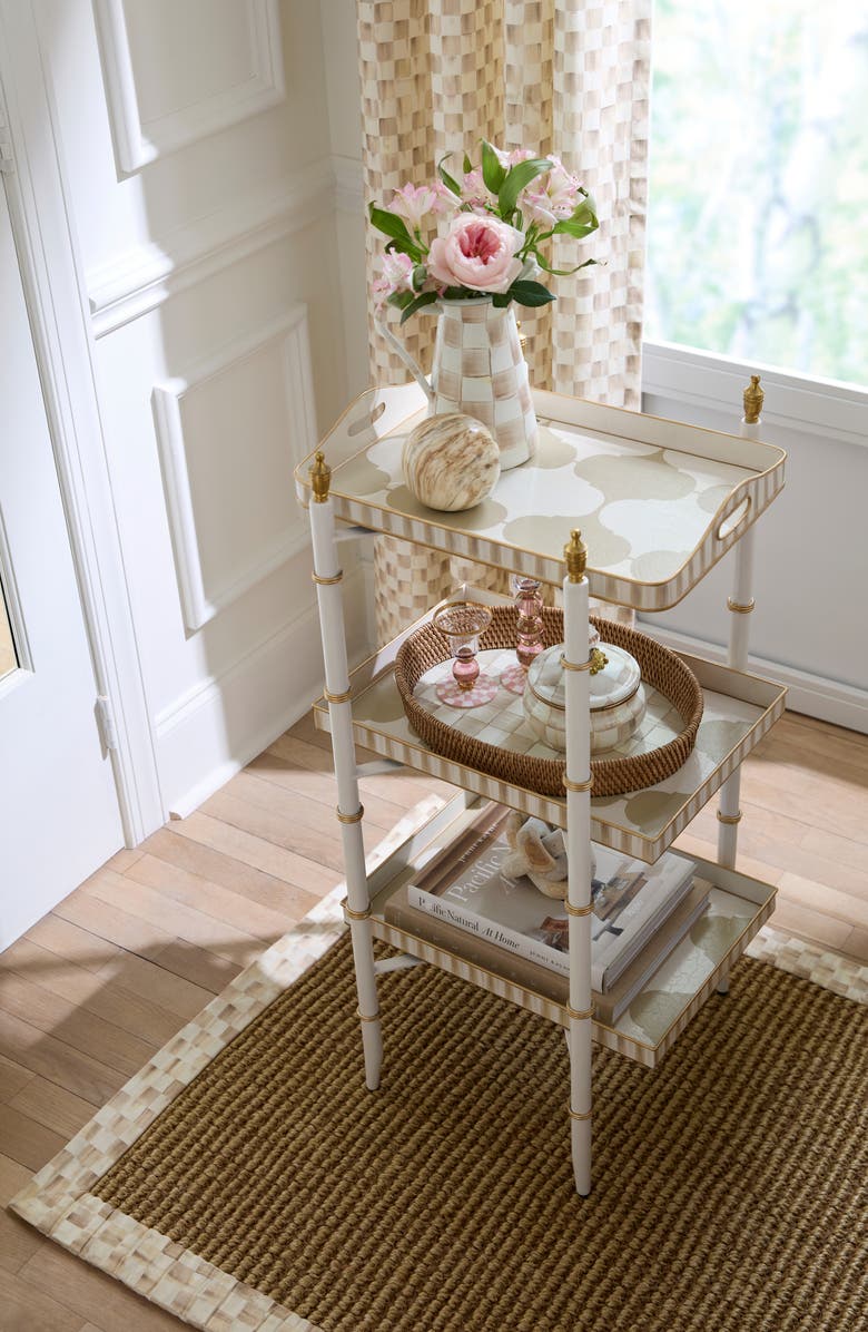 MACKENZIE CHILDS Mocha Check Sisal Rug, Alternate, color, Mocha