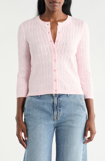 Cyrus Novelty Stitch Button-up Shirt In Pink