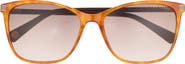 Ted Baker 57mm Gradient Square Sunglasses