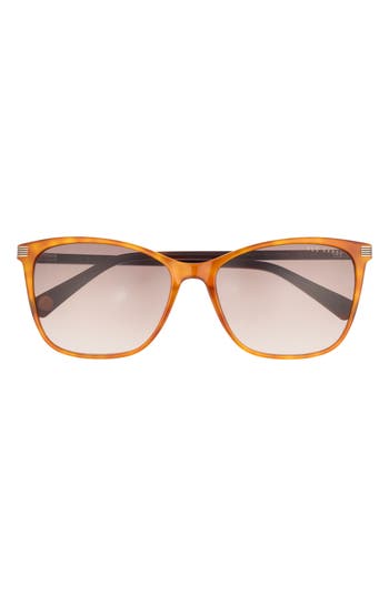 Ted Baker 57mm Gradient Square Sunglasses In Brown