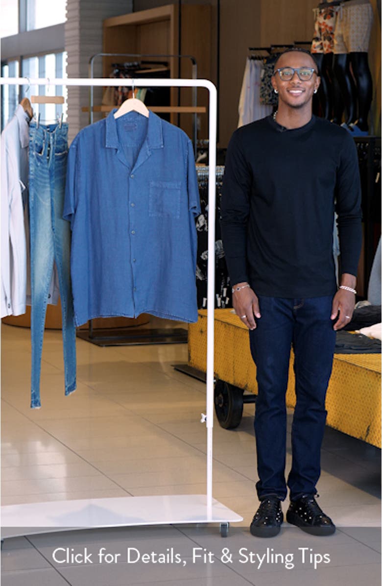 Solid Linen Camp Shirt, sales video thumbnail