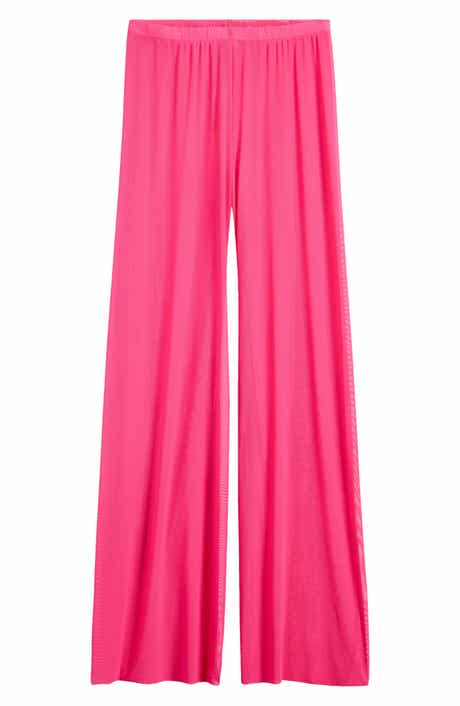 Good American Mesh Wide Leg Pant