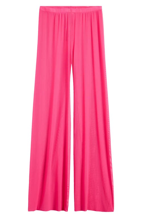 Good American Mesh Wide Leg Pant In Ballerina Pink004