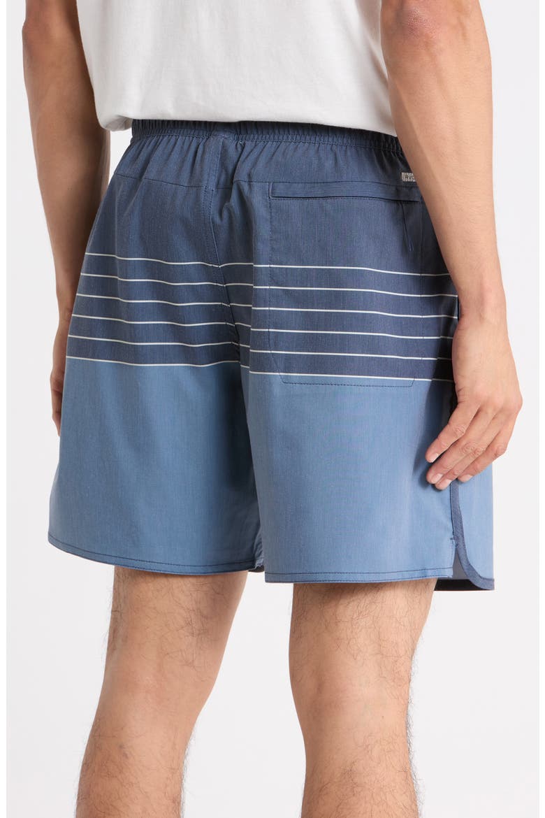 Yogger Hybrid Drawstring Shorts, Alternate, color, MOODY BLUE