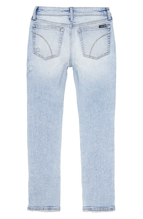 Joe's Jeans Kids' Brixton Ripped Straight Leg Jeans In Bleach Wash