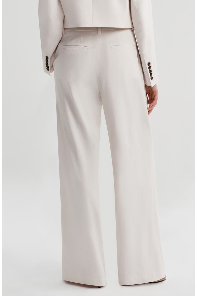 Winston Linen Blend Pants, Alternate, color, BUTTERCREAM