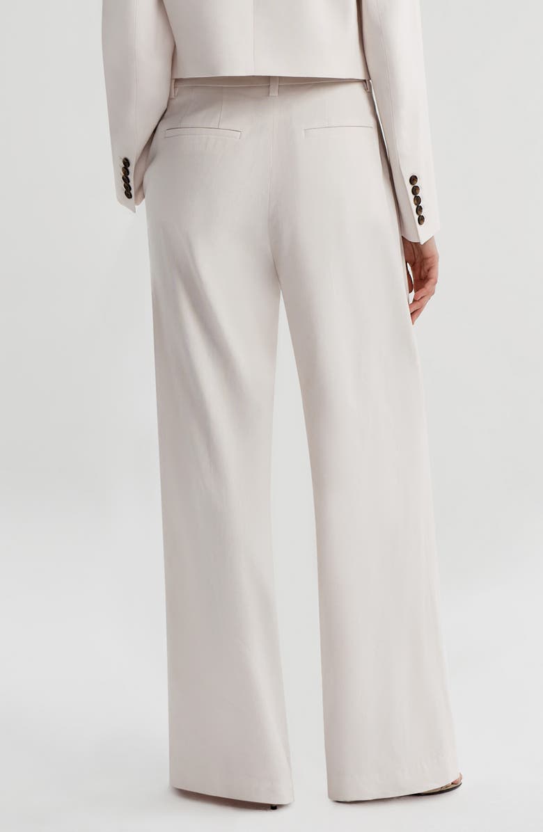 A.L.C. Winston Linen Blend Pants, Alternate, color, Buttercream