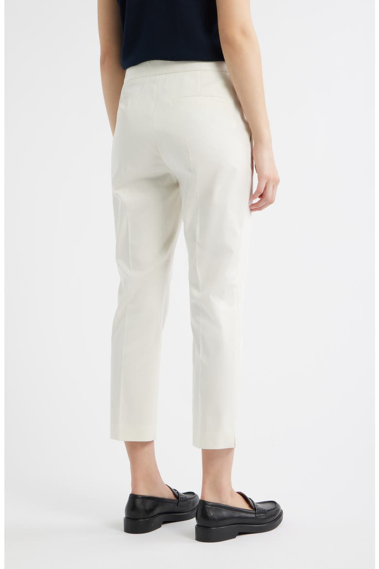 Tapria Stretch Cotton Crop Pants, Alternate, color, OPEN WHT