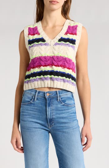 Shop Mother The Top This Sweater Vest In Bumpy Ride