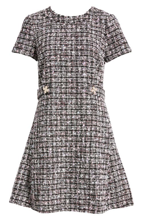 Eliza J Bouclé Shift Dress In Multi