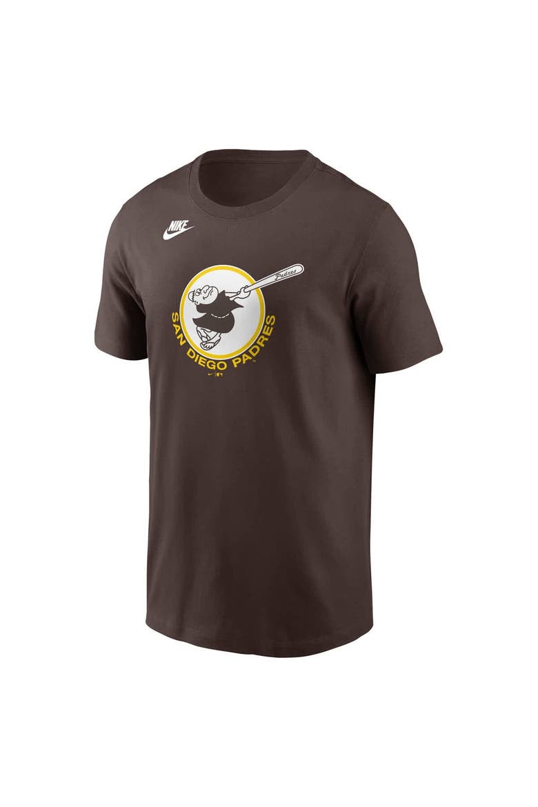 Men's Nike Brown San Diego Padres Cooperstown Collection T-Shirt, Alternate, color, Brown