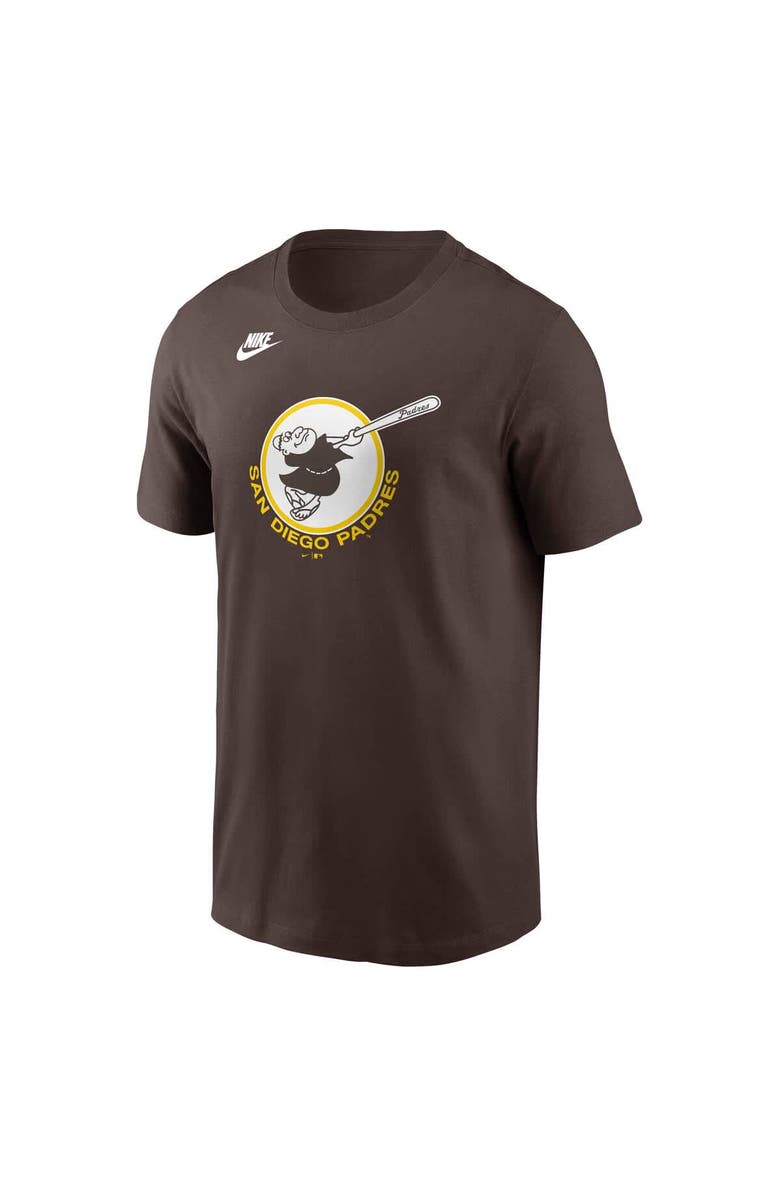Nike Men's Nike Brown San Diego Padres Cooperstown Collection T-Shirt, Alternate, color, Brown