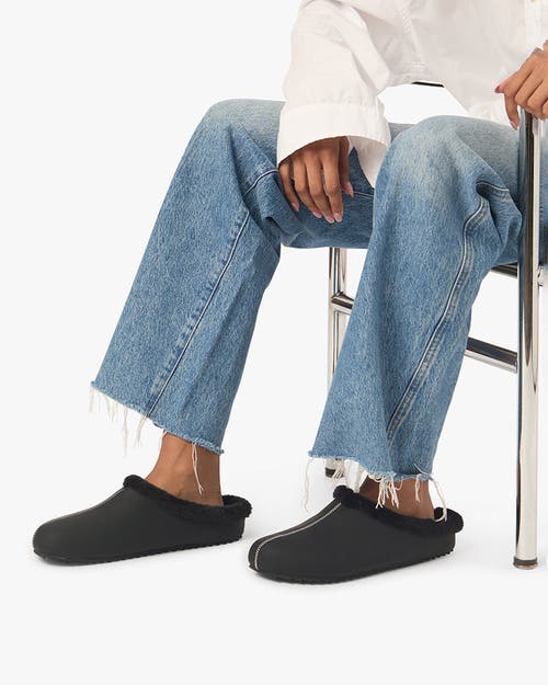 Weworewhat Vegan Leather Clog In Black
