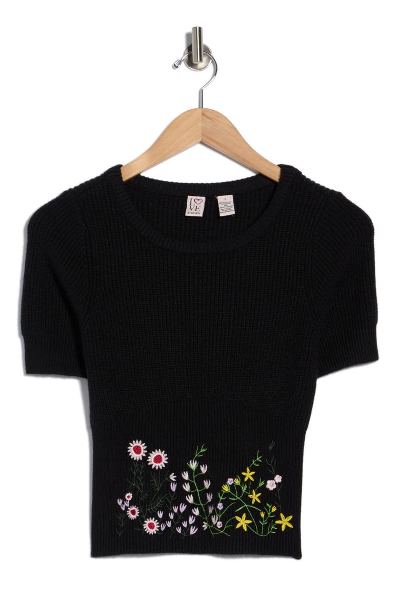Analise Sweater Top, Alternate, color, BLACK