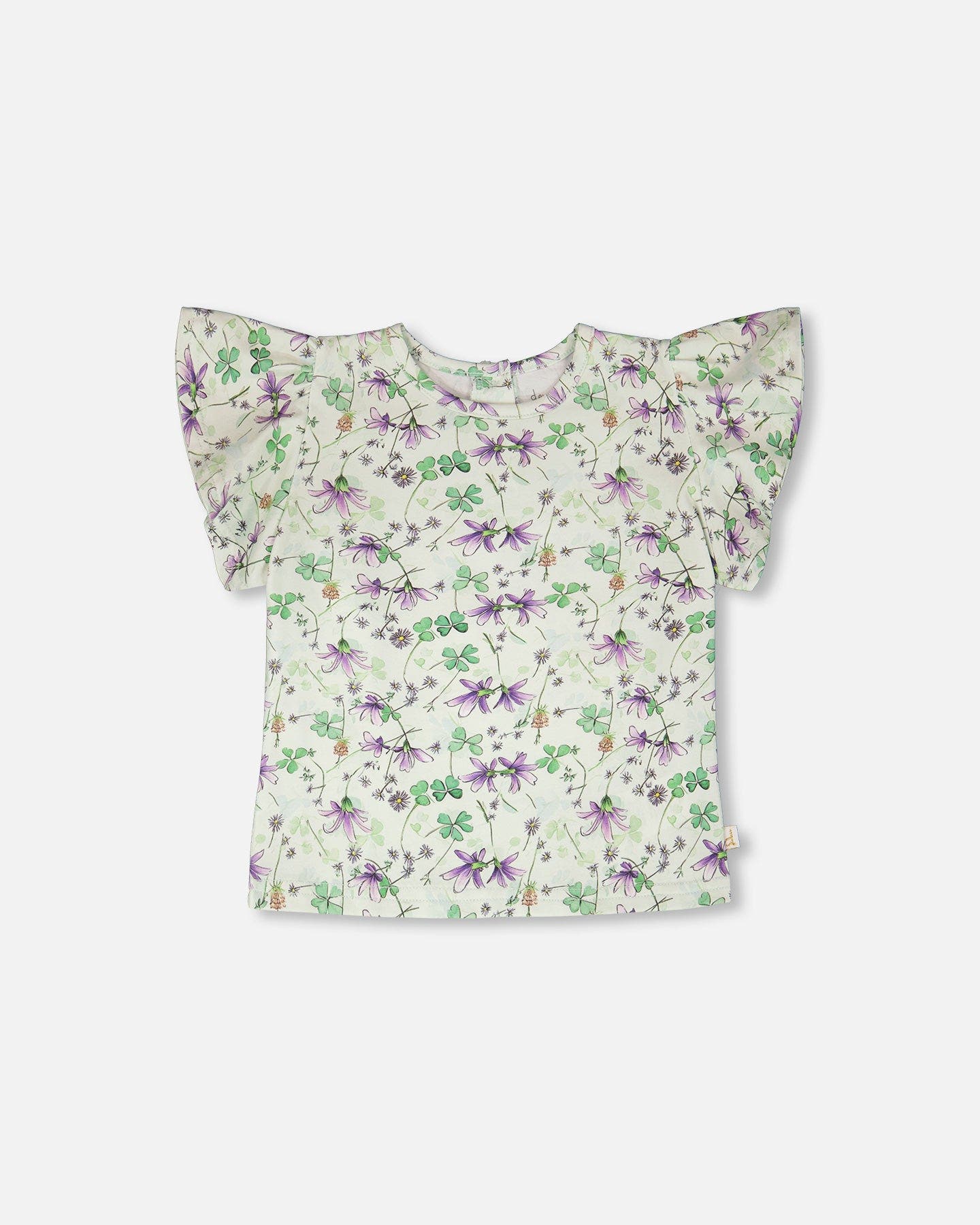 selected Green Floral Print