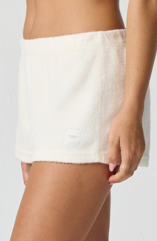 Florence By Mills Ultrasoft Shortie Shorts In White